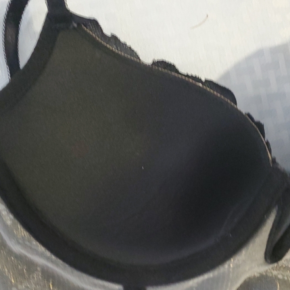 Rachel Black Lace Romantic Balconette Bra 36B - Picture 14 of 14